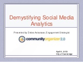 Social Media Analytics Demystified