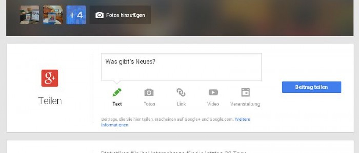 Neue Statistiken für Google Plus Seiten für Unternehmen