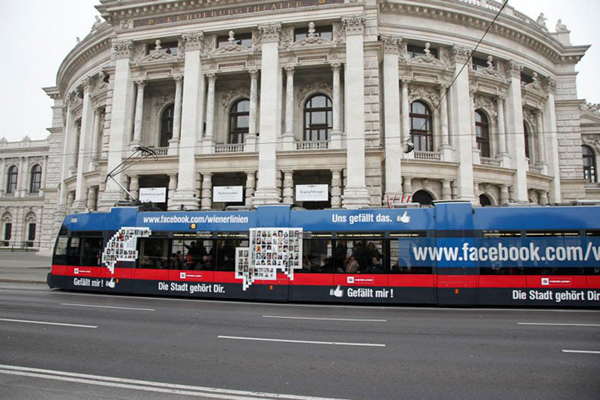 Facebook Bim in Wien