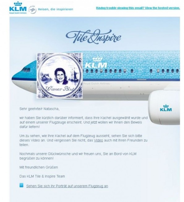 KLM Kampagne