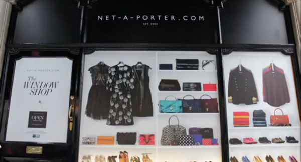 Net a Porter Window Shop