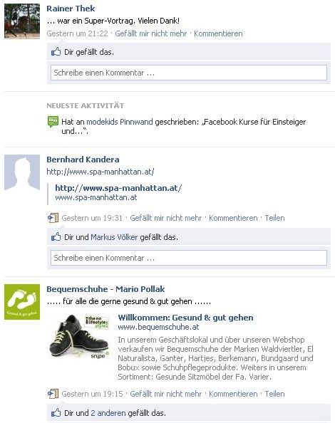 Facebook für WKO Noe Mitglieder