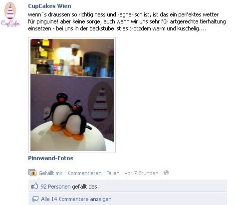 cup cakes auf Facebook