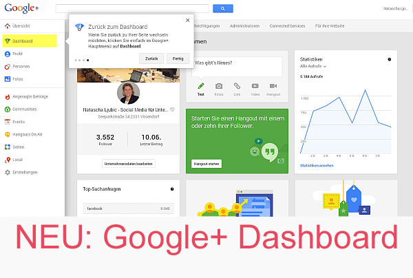google dashboard