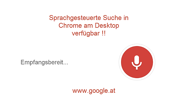 sprachgesteuerte Suche in chrome