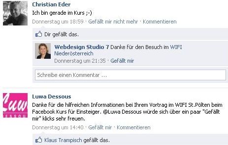 Facebook für WKO Noe Mitglieder